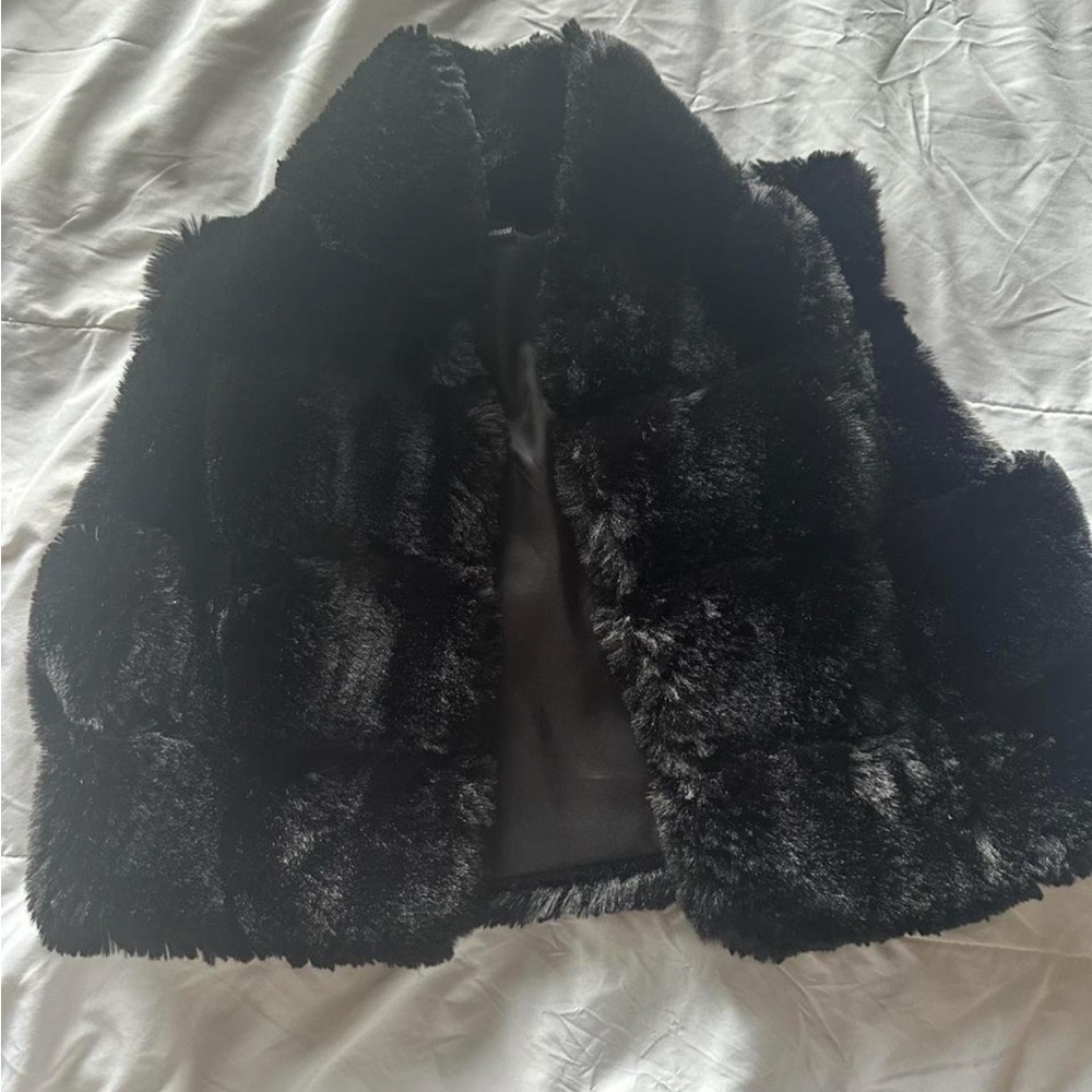 Windsor Black Faux Fur Puffer Jacket